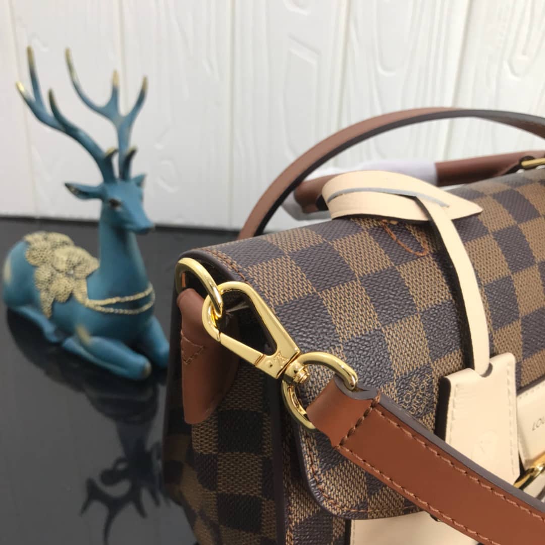 Louis Vuitton Damier Canvas Trendy Replica Crossbody Bag White N40146