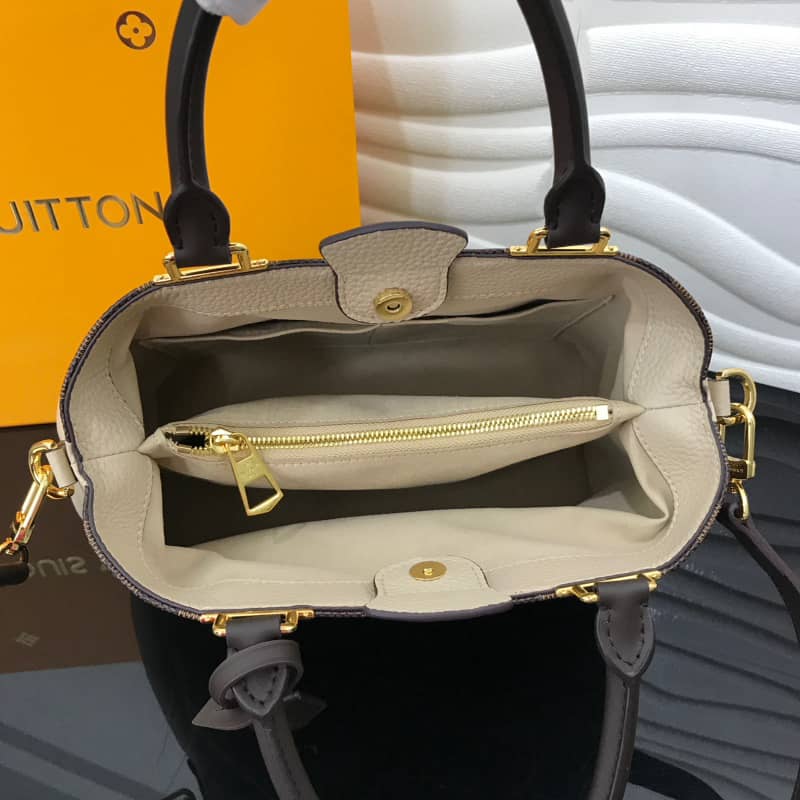 Louis Vuitton Damier Ebene Canvas Brittany Bag Replica Apricot M41674