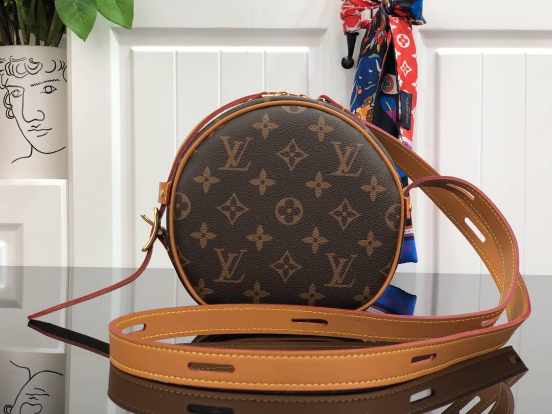 Louis Vuitton Monogram Boite Chapeau Souple PM Replica Crossbody Bag Brown M45149