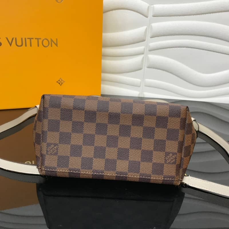 Louis Vuitton Damier Ebene Clapton Replica Backpack Beige N42262