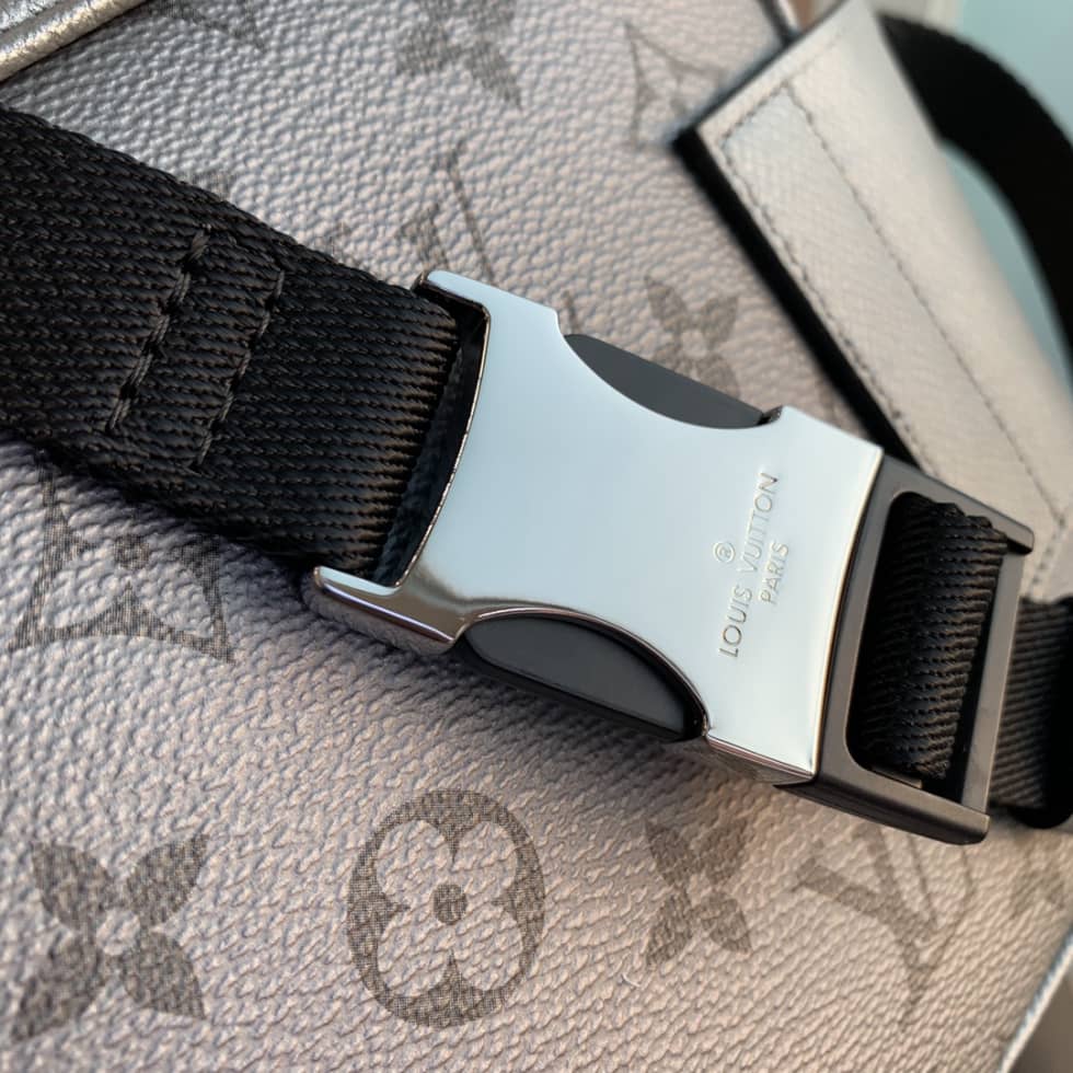 LV Bum Bag Dupe Outdoor Bumbag Monogram Eclipse Taiga Black M30245