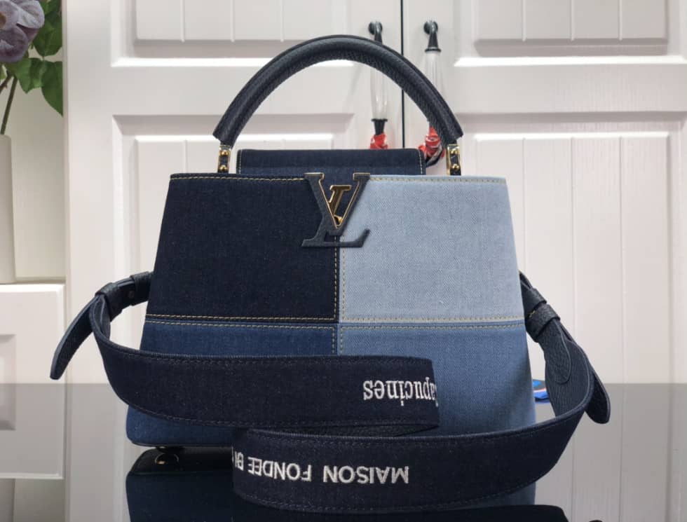 Louis Vuitton Capucines BB Blue M56269 Replica Shoulder Bag