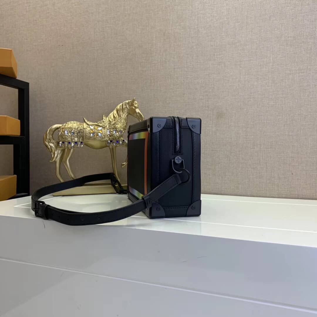 Louis Vuitton Soft Trunk Taiga Leather Rainbow Replica M30341