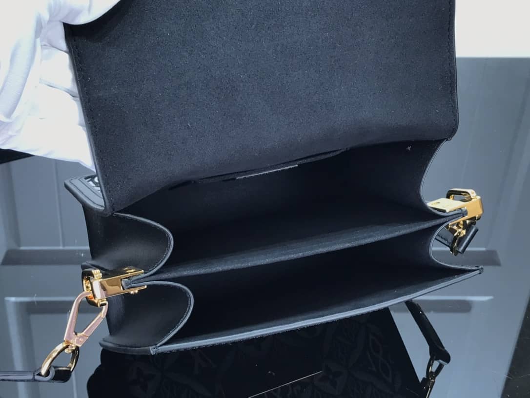 Louis Vuitton Dauphine Mini Monogram Replica Crossbody Bag Black M44580