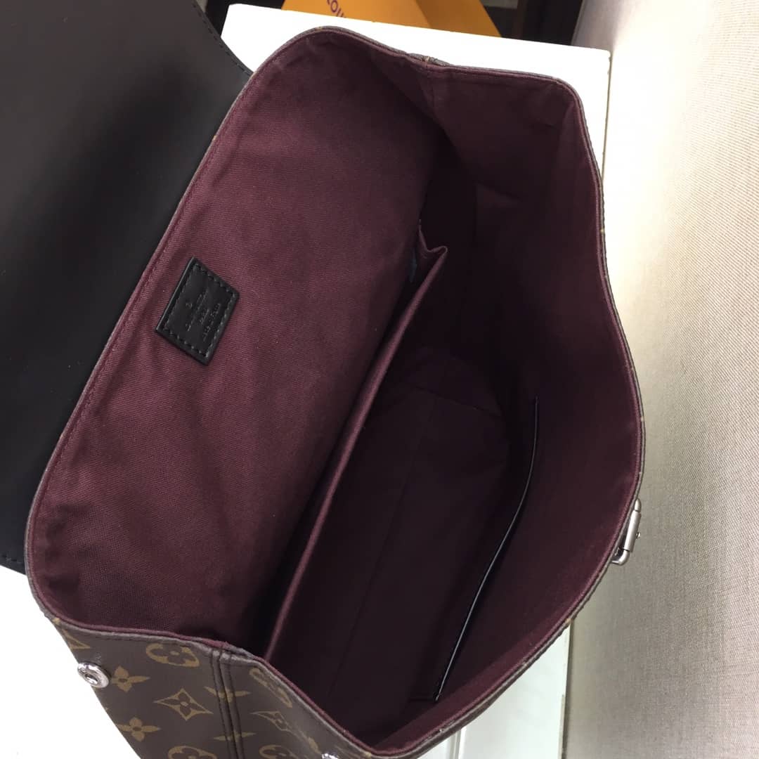 Louis Vuitton Palk Monogram Macassar Canvas Replica Backpack M40637