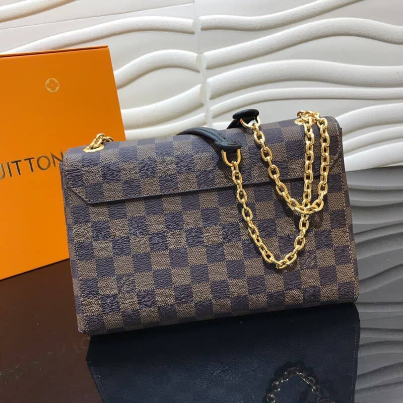 Louis Vuitton Vavin PM Damier Ebene Replica Shoulder Bag White N40113