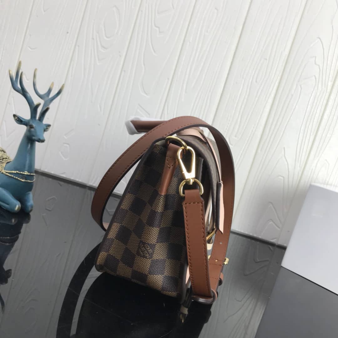 Louis Vuitton Damier Canvas Trendy Replica Crossbody Bag Pink N40146