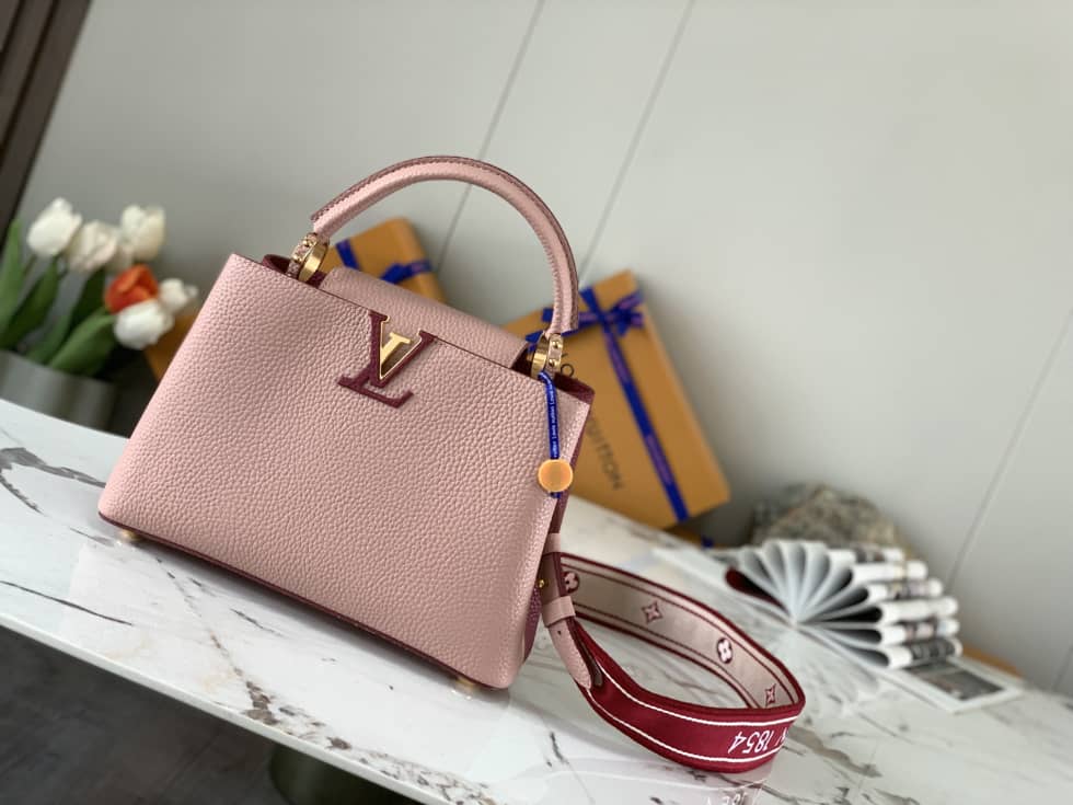 Louis Vuitton Capucines BB Pink M58608 Replica Crossbody Bag