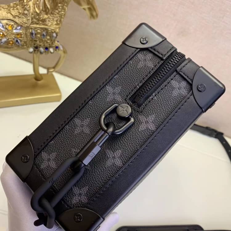 Louis Vuitton x Virgil Abloh Monogram Soft Trunk Replica Black M44478