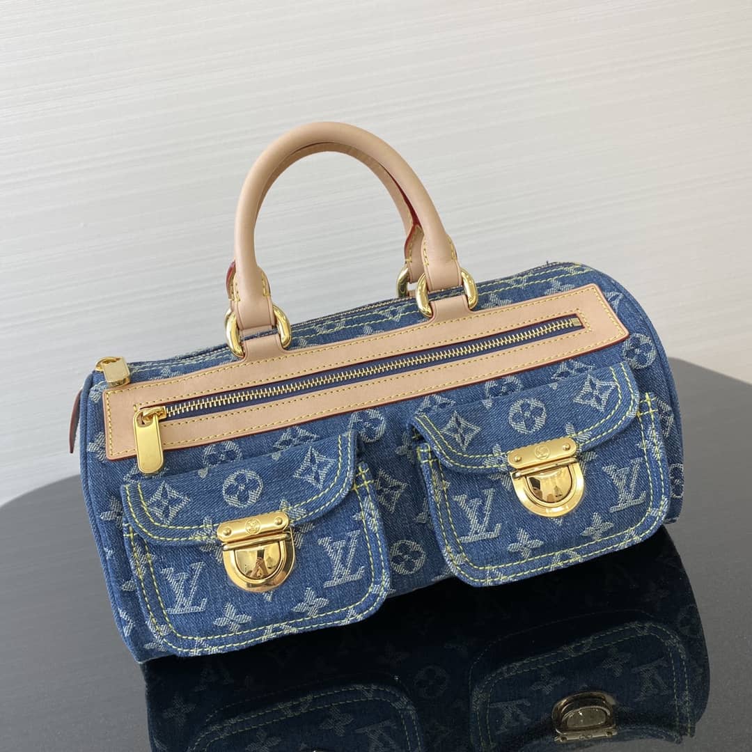 Louis Vuitton Replica Bags Speedy Neo Monogram Denim  M44462