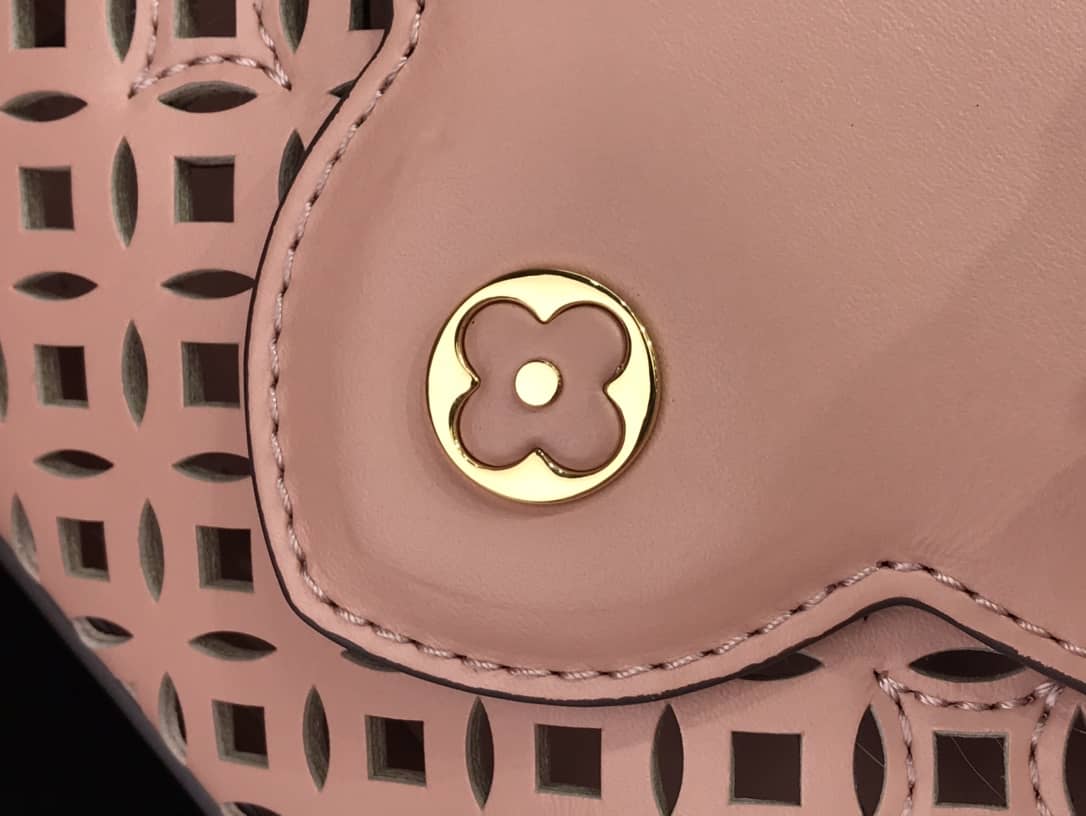 Louis Vuitton Capucines BB Cutout Leather Bag Replica Pink M57228