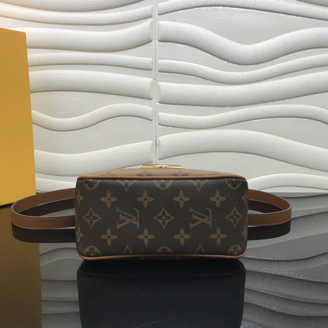 Louis Vuitton Monogram Dauphine MM Replica Hobo M45195