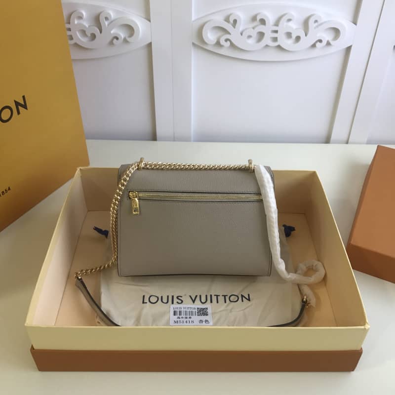 Louis Vuitton MyLockMe BB Calf Chain Replica  Shoulder Bag Apricot M51418