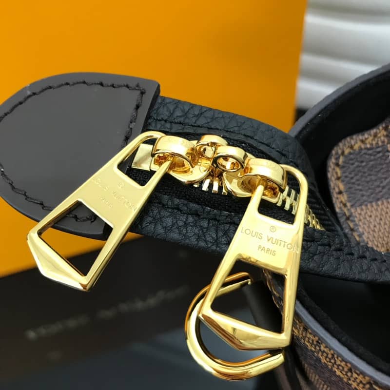 Louis Vuitton Jersey Damier Ebene Canvas Magnolia Bag Black Replica N44041