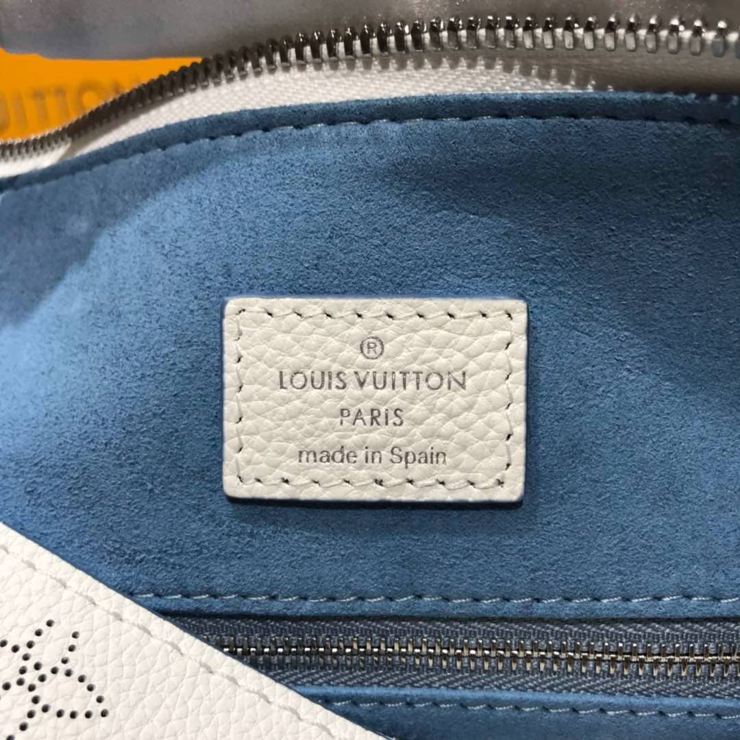 Louis Vuitton Beaubourg Hobo MM Mahina Leather Replica White M56073