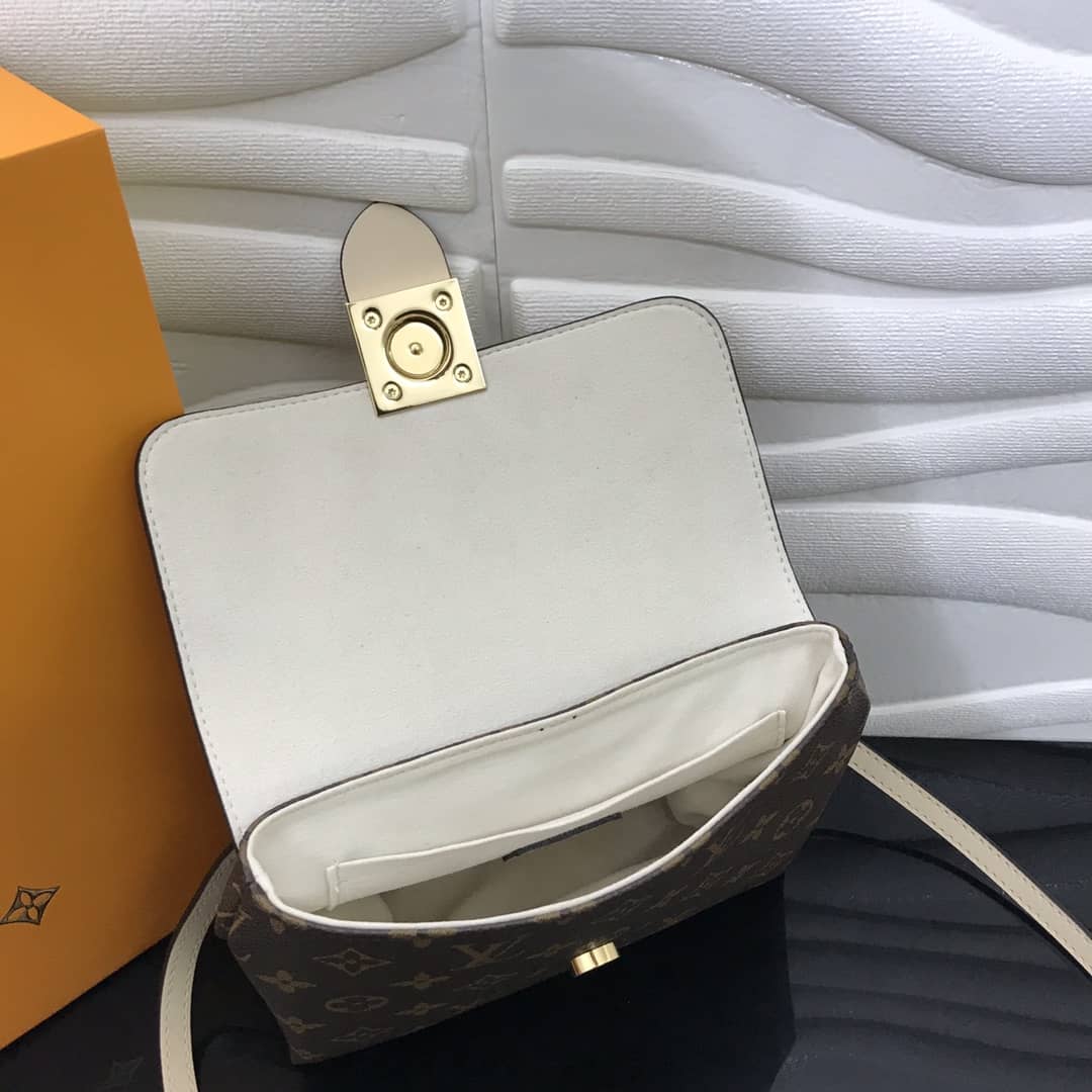 Louis Vuitton Locky BB Replica Crossbody Handbag Beige M44321