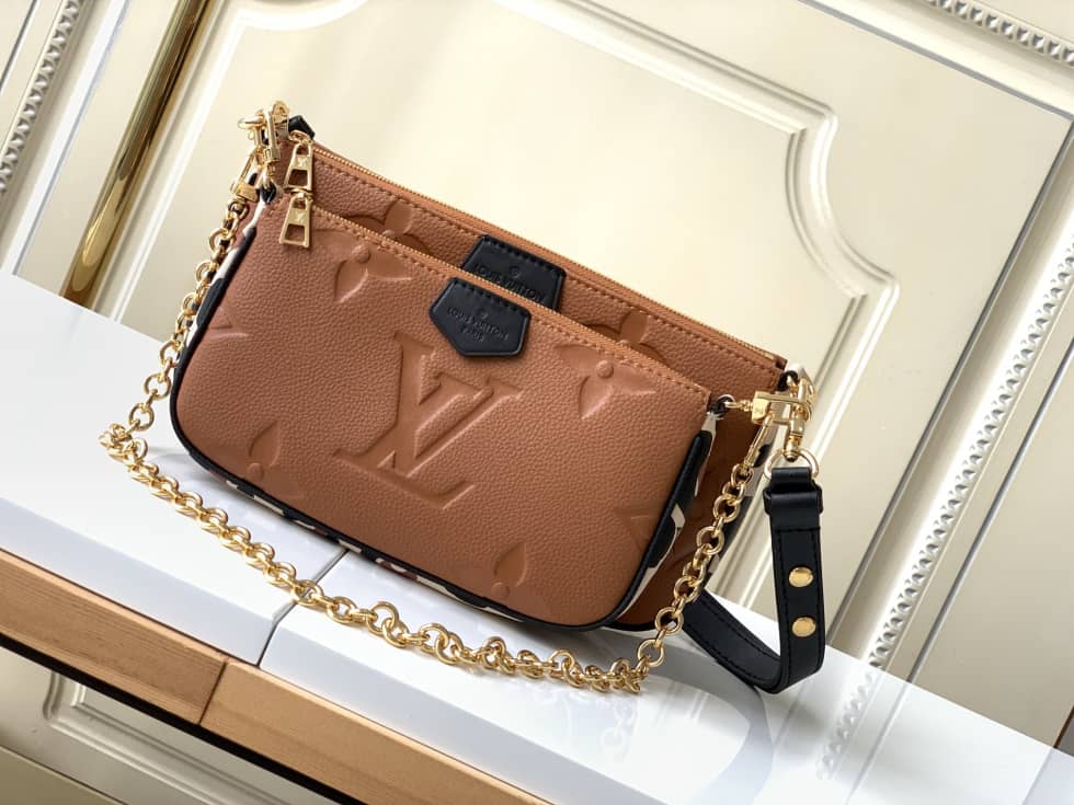 Louis Vuitton Multi Pochette Accessoires Monogram Empreinte M45839 Replica