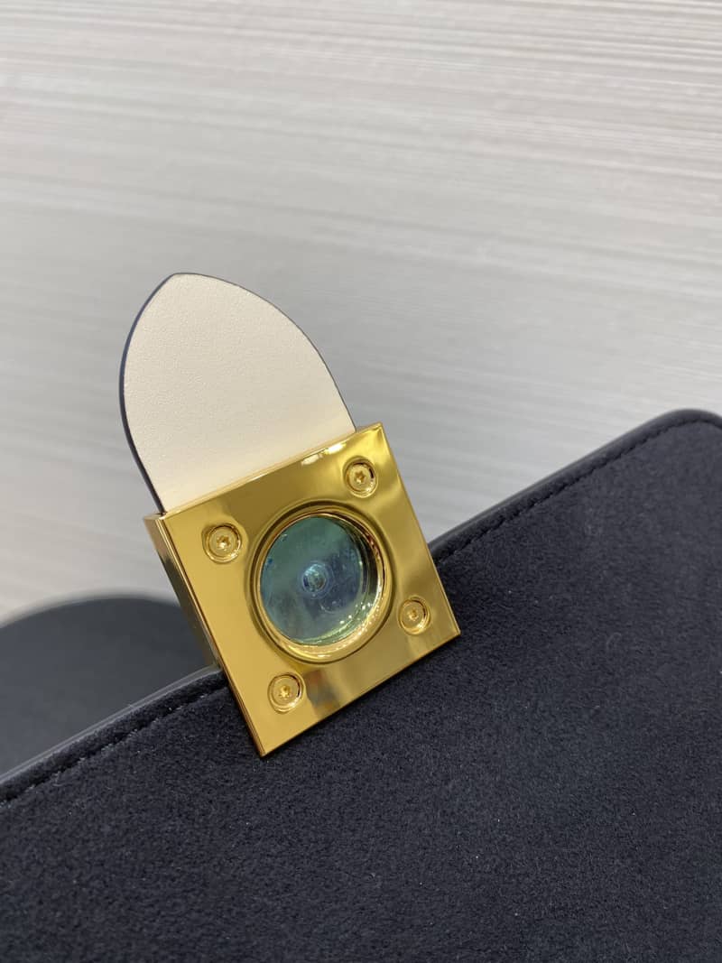 Louis Vuitton Monogram Canvas Locky BB Bag Replica White M44321