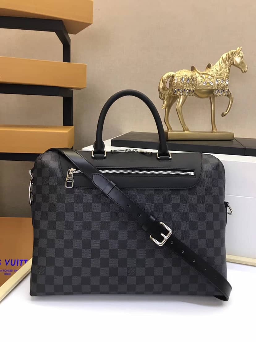 Louis Vuitton Porte-Documents Jour Damier Graphite Canvas Bag Replica N48260