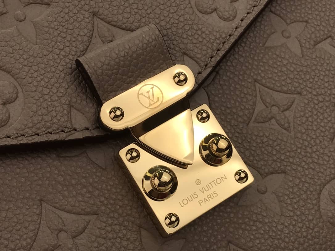 Louis Vuitton Pochette Metis Braided Monogram Empreinte Replica Gray M43942