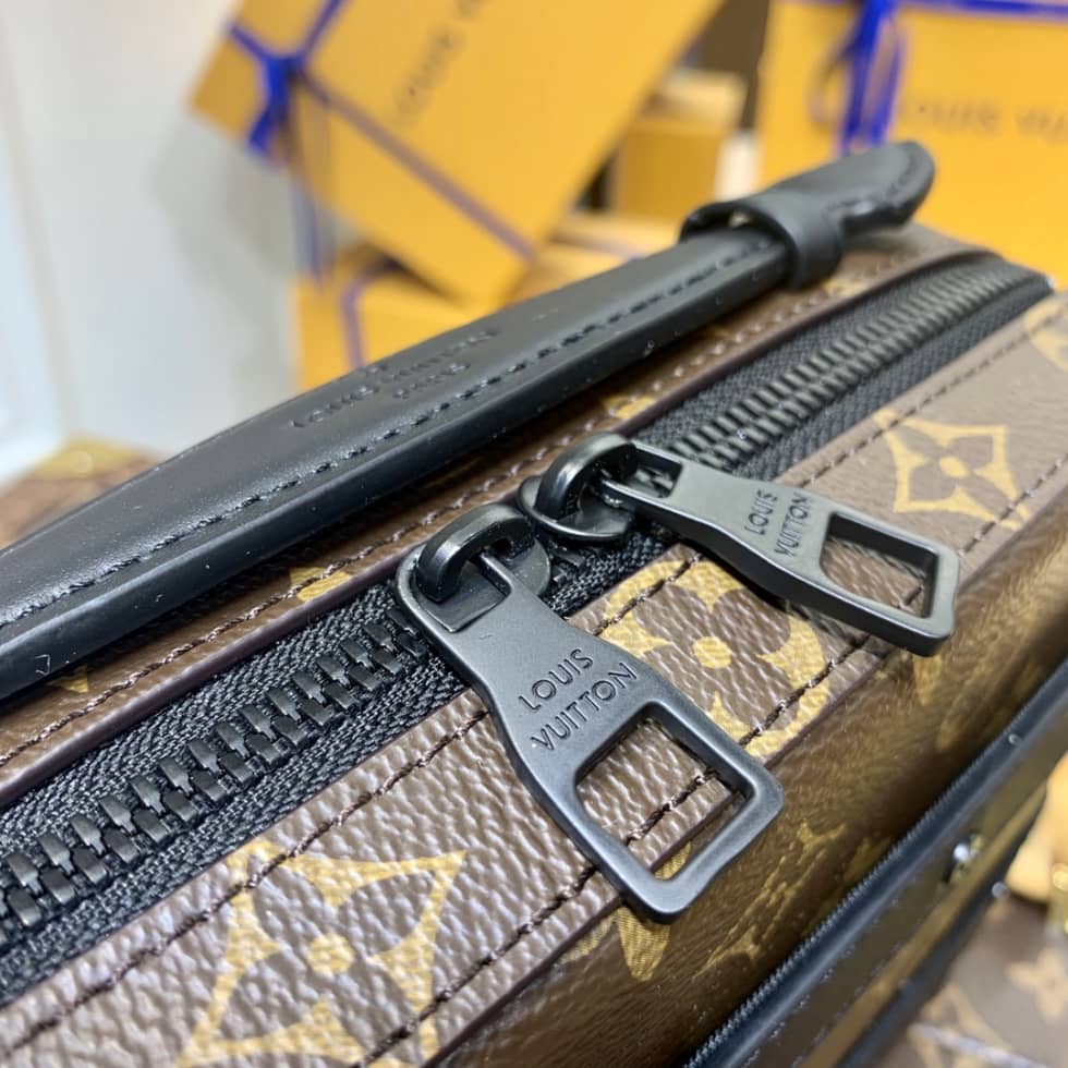 Louis Vuitton Handle Trunk Monogram Macassar M45935 Replica Shoulder Bag