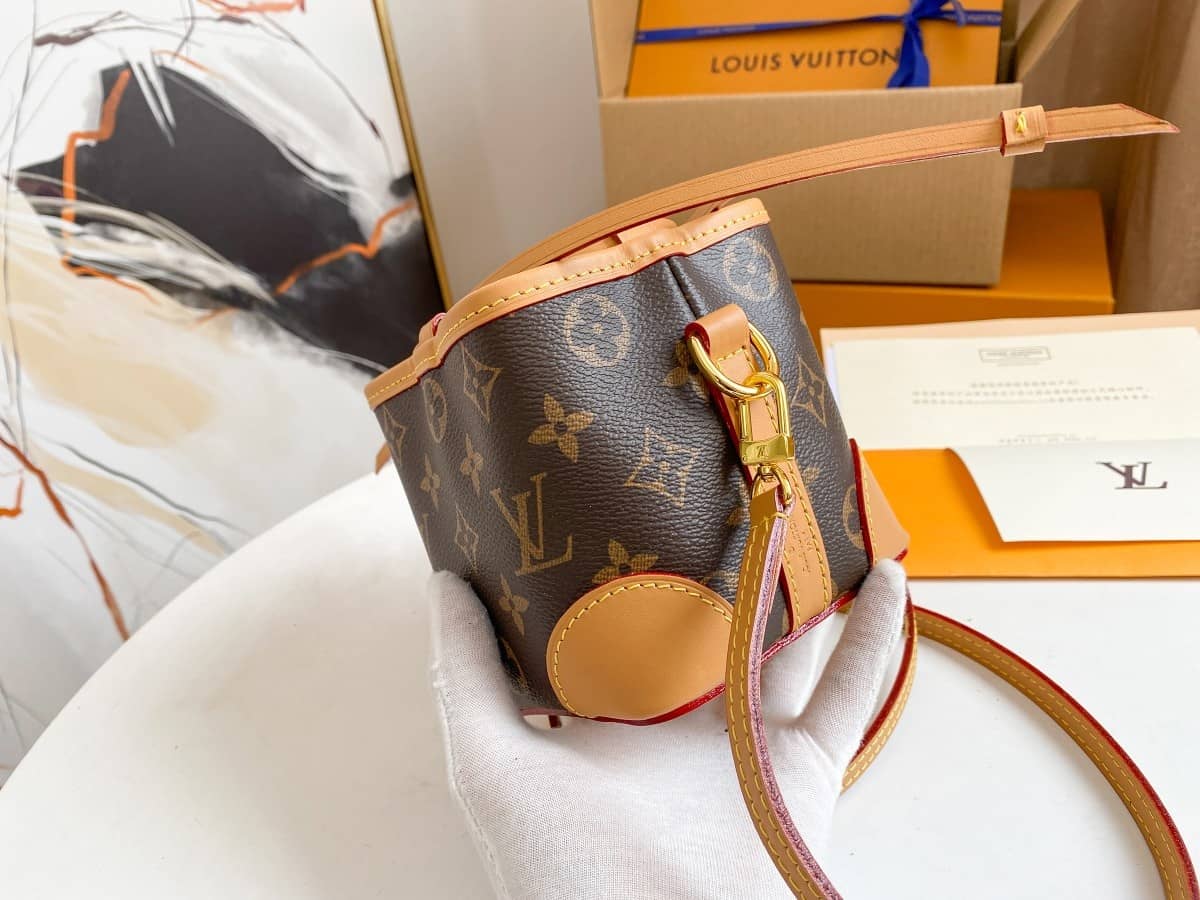 Louis Vuitton Monogram Coated Canvas Replica Crossbody Bag Brown M57099