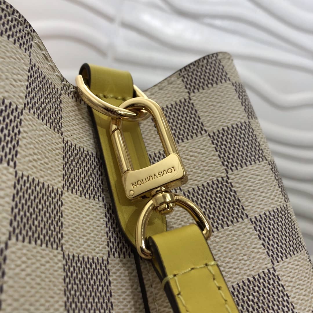 Louis Vuitton Noe Monogram Canvas Replica Bucket Bag Yellow