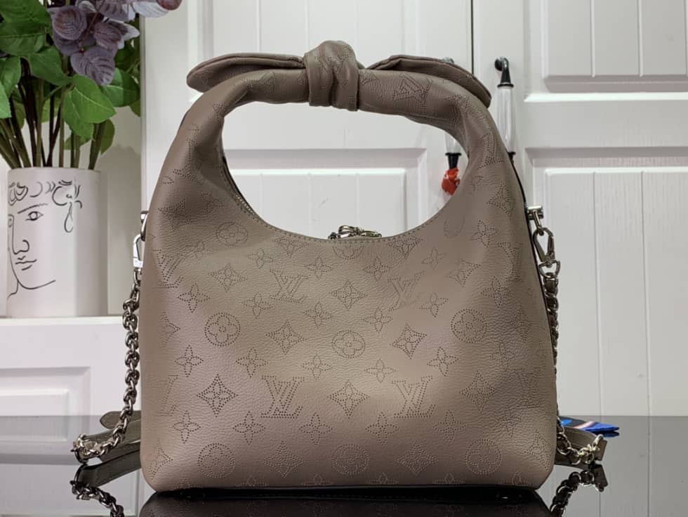 Louis Vuitton Why Knot PM Mahina Leather M20701 Replica Hobo