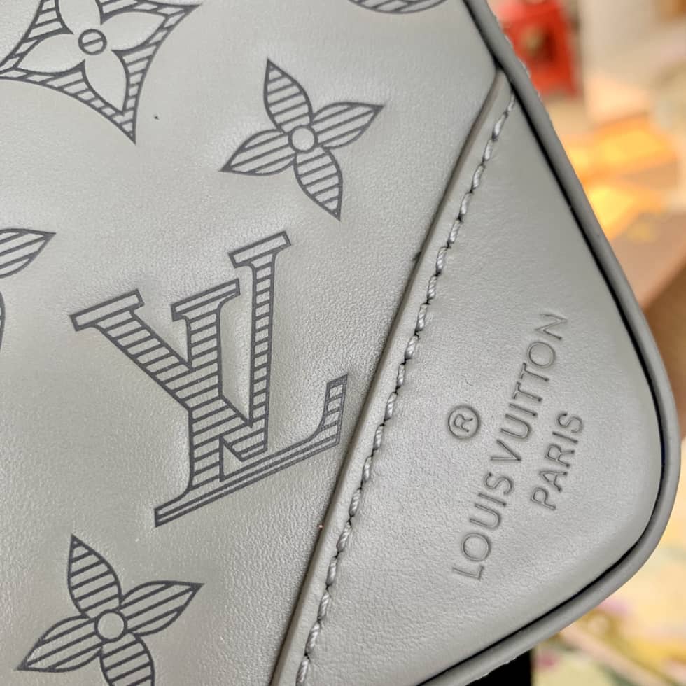Louis Vuitton Alpha Monogram Satellite Silver M44169 Replica Messenger Bag