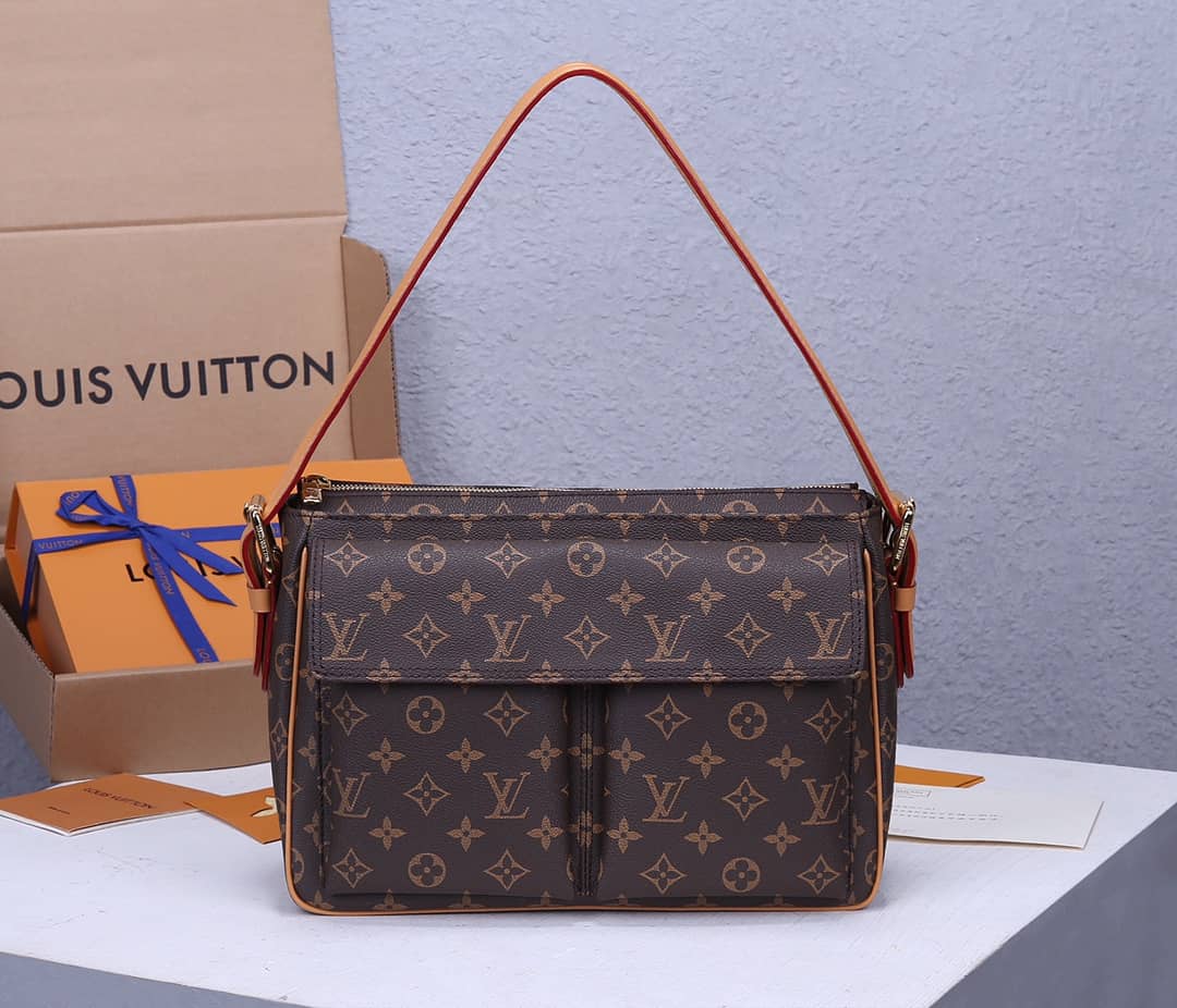 Louis Vuitton Vintage Bibashite MM Monogram Canva Bag Replica M51160