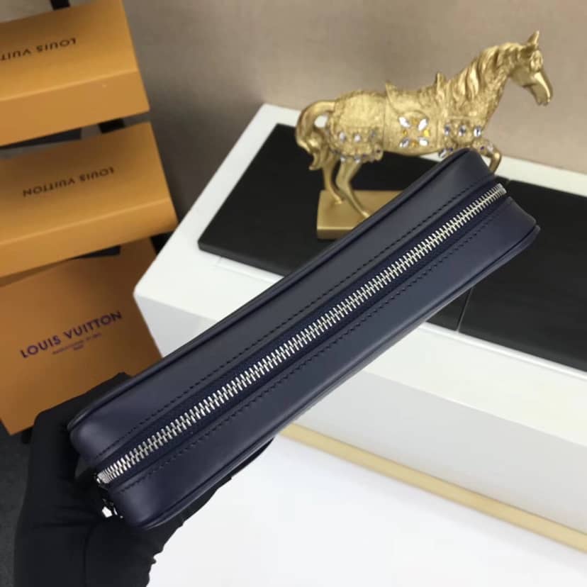 Louis Vuitton Kasai Clutch Epi Leather Replica Blue M51726