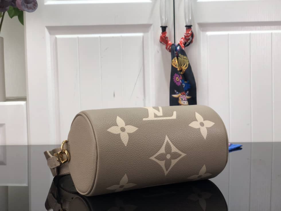 Louis Vuitton Papillon BB Bicolour Monogram Empreinte Leather M46031 Replica Shoulder Bag