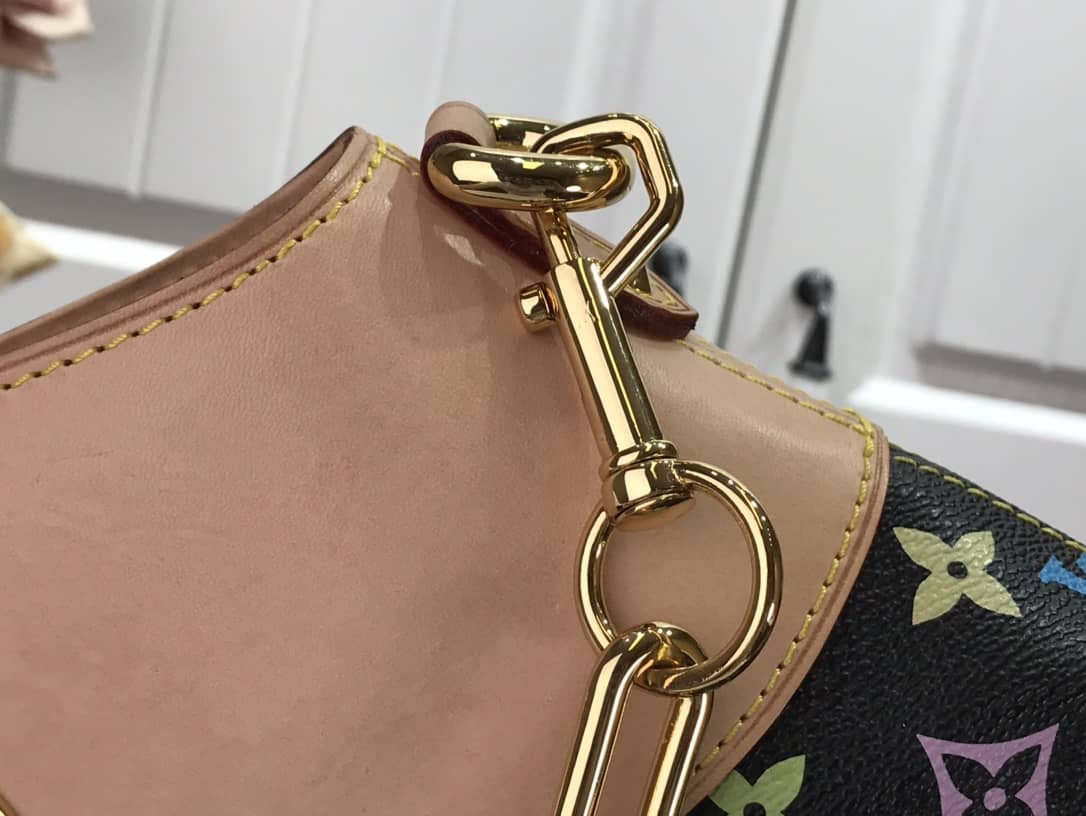 Louis Vuitton Judy MM 2way Monogram Multi-Color Bag Replica Black M40255