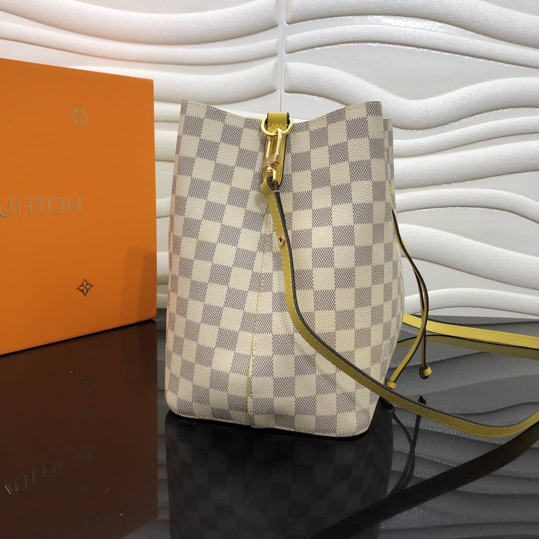 Louis Vuitton Neonoe Replica Bucket Bag Beige Yellow M44020