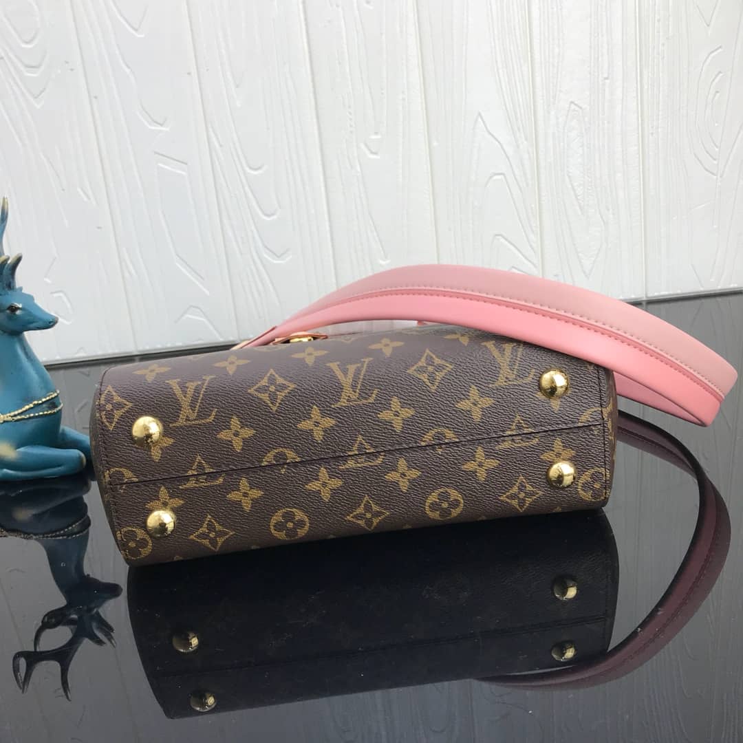 Louis Vuitton Cluny BB Monogram Canvas Shoulder Bag Replica Pink M42738