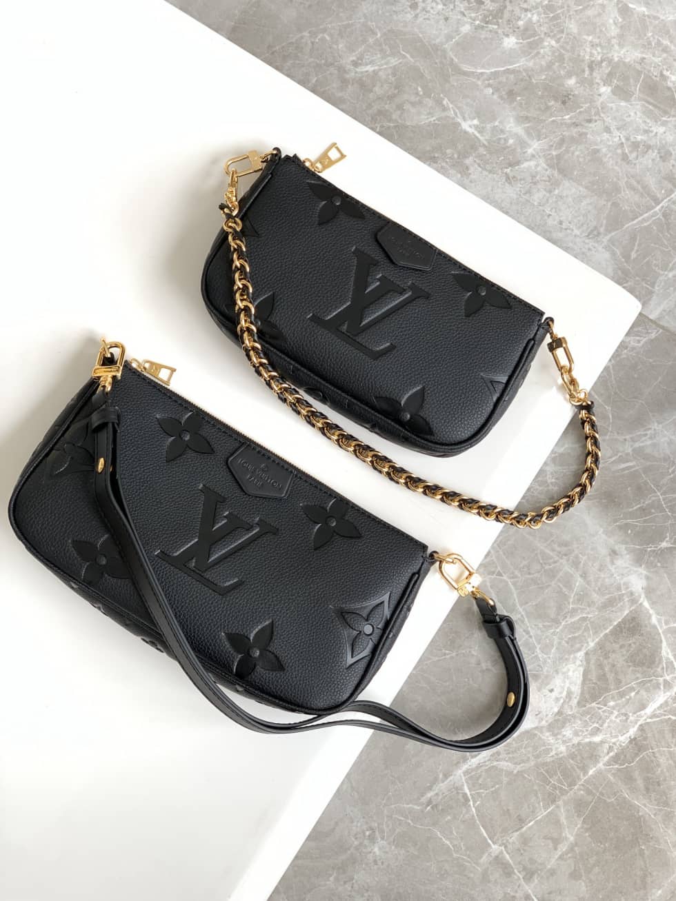 Louis Vuitton Multi Pochette Accessoires Monogram Empreinte M80399 Replica