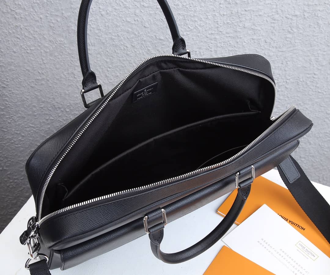 Louis Vuitton Alex Briefcase Taiga Mens Business Bag Replica M30440