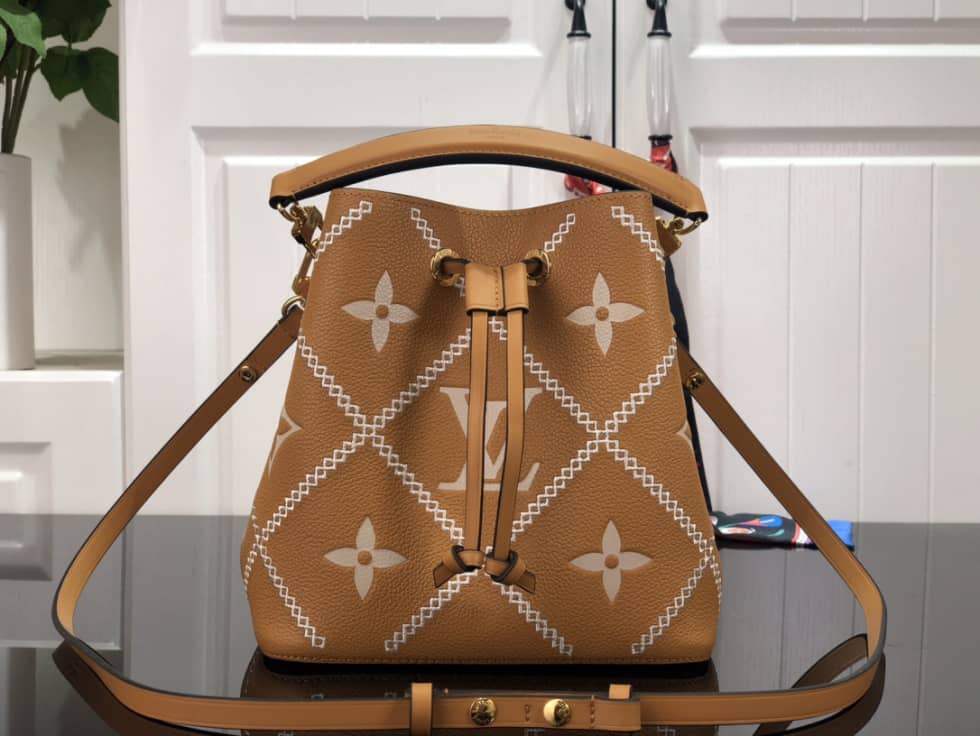 Louis Vuitton NeoNoe MM Brown M46023 Replica Bucket Bag