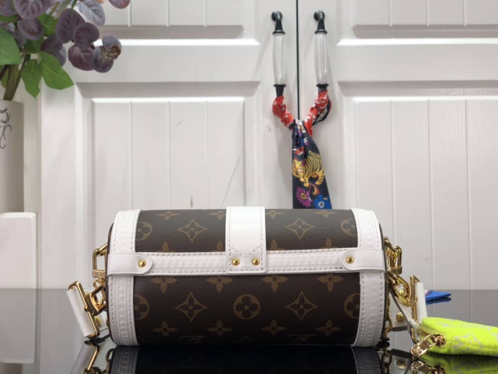 Louis Vuitton Papillon Trunk Monogram White M81485 Replica Crossbody Bag