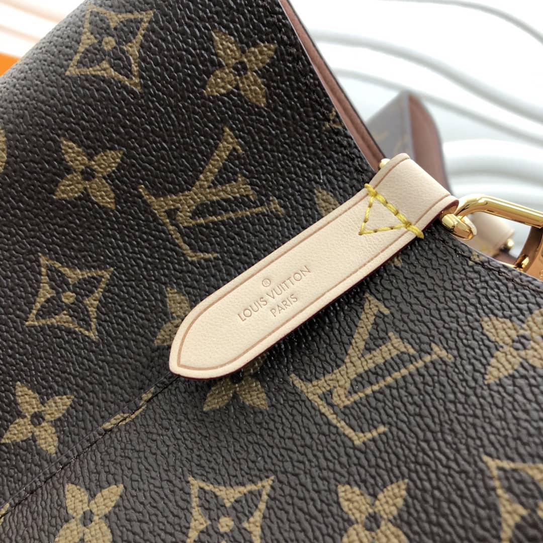 Louis Vuitton Neonoe Replica Bucket Bag Brown Beige M44020