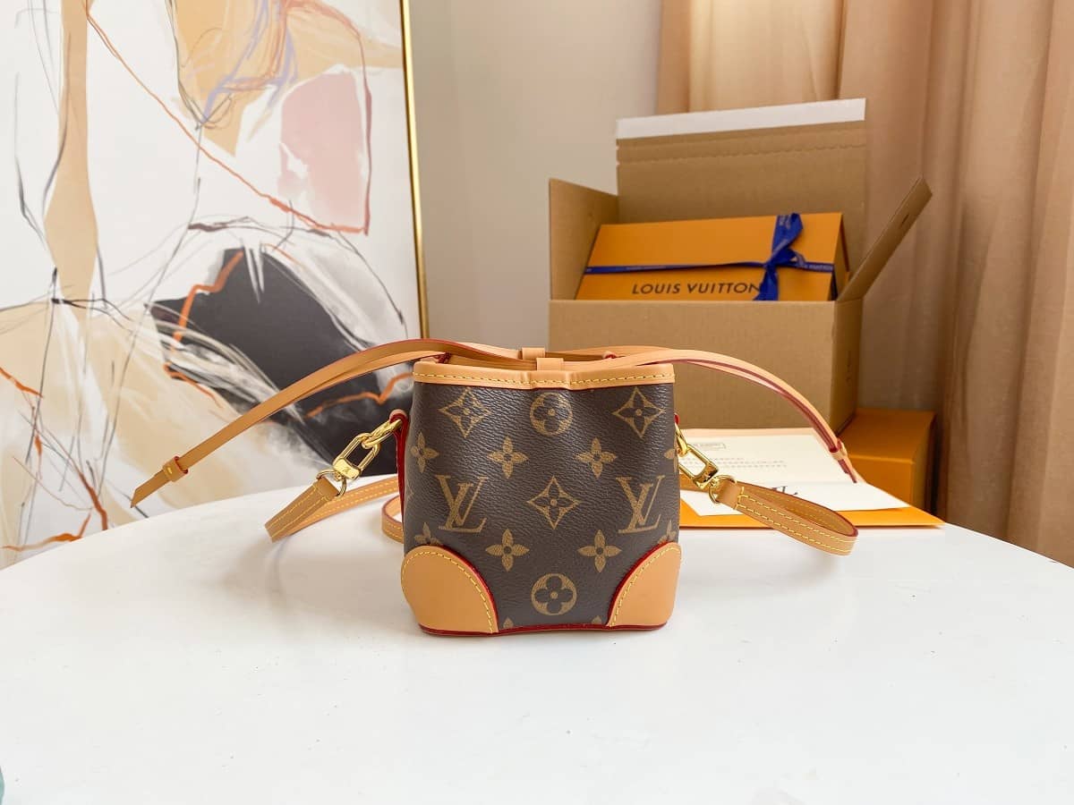 Louis Vuitton Monogram Coated Canvas Replica Crossbody Bag Brown M57099