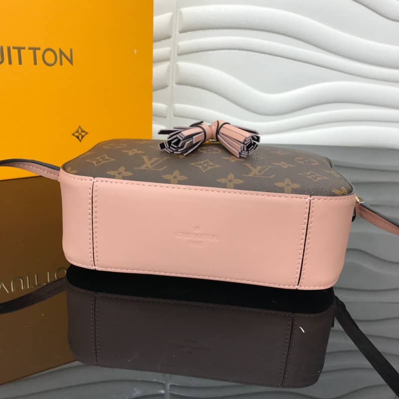 Louis Vuitton Saintonge Monogram Canvas Replica Shoulder Bag Pink M43557