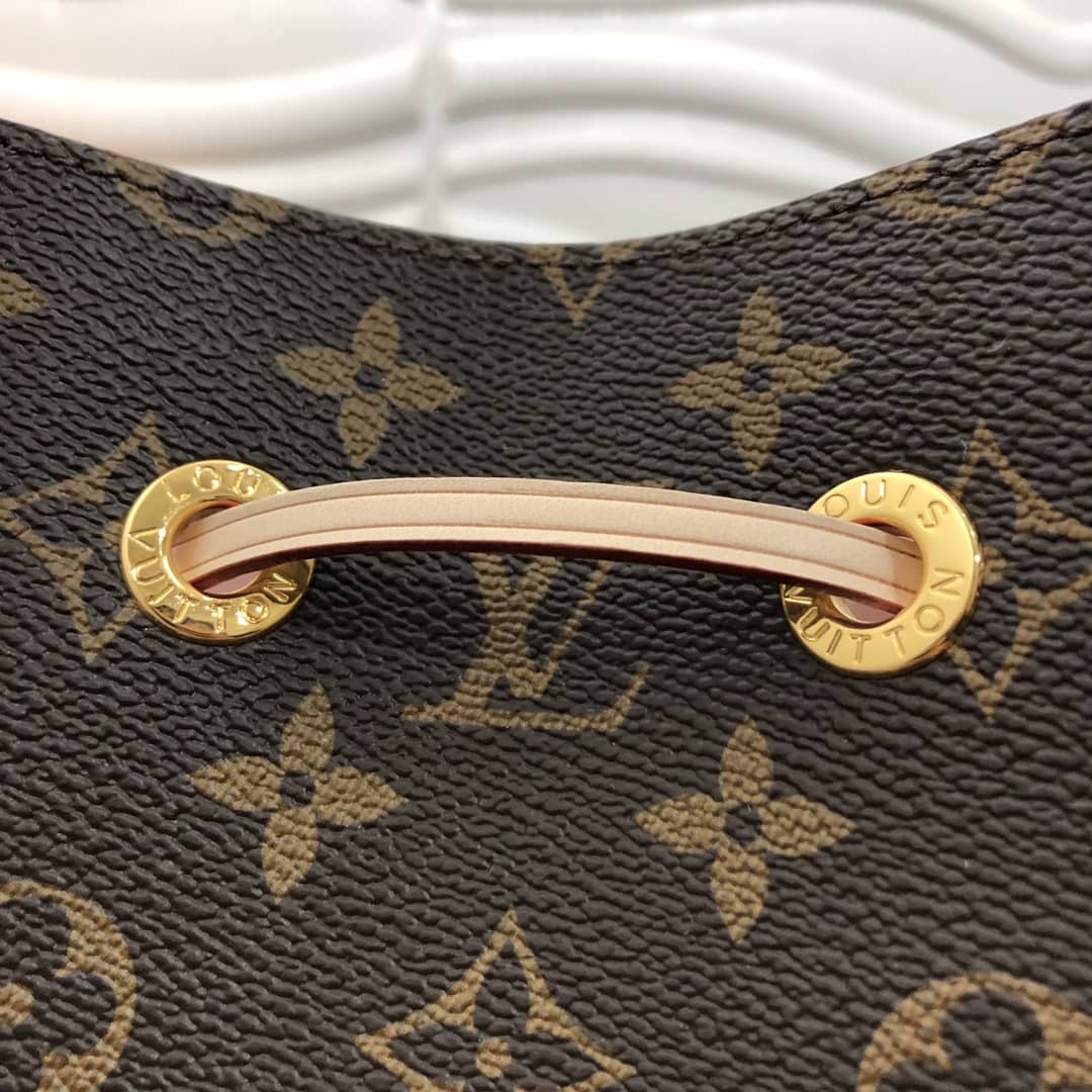 Louis Vuitton Neonoe Replica Bucket Bag Brown Beige M44020