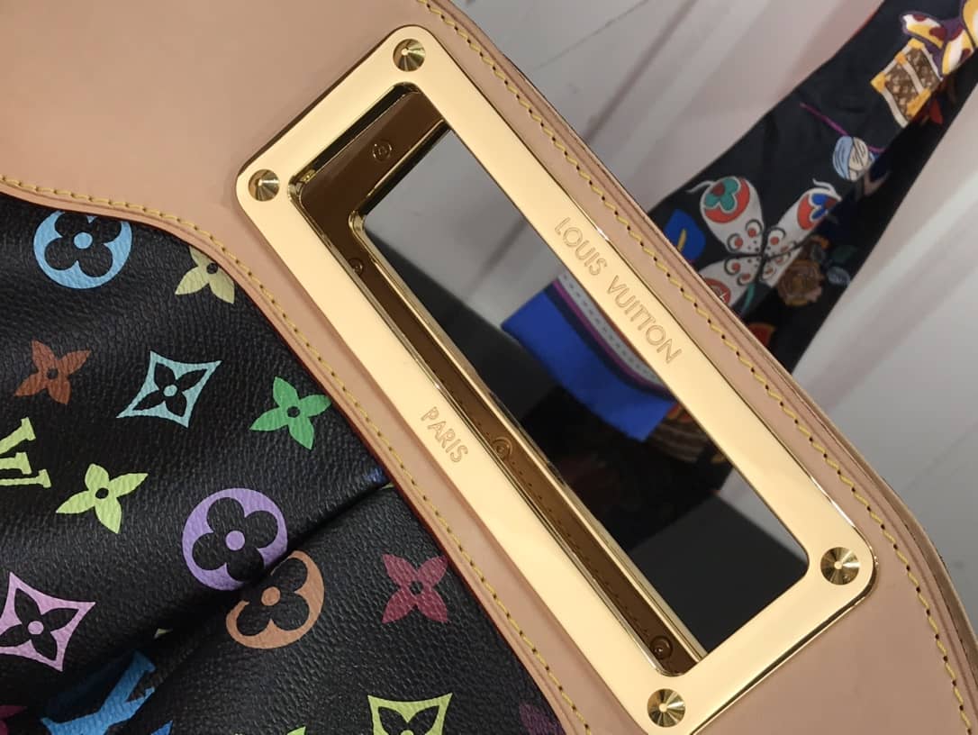 Louis Vuitton Judy MM 2way Monogram Multi-Color Bag Replica Black M40255