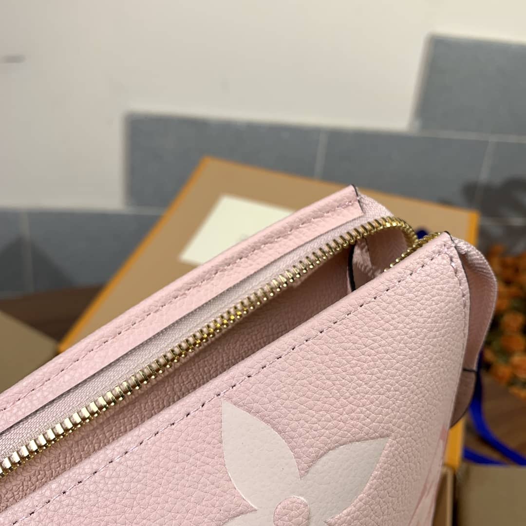Louis Vuitton Summer Toiletry Pouch Monogram Empreinte Replica Pink M80504