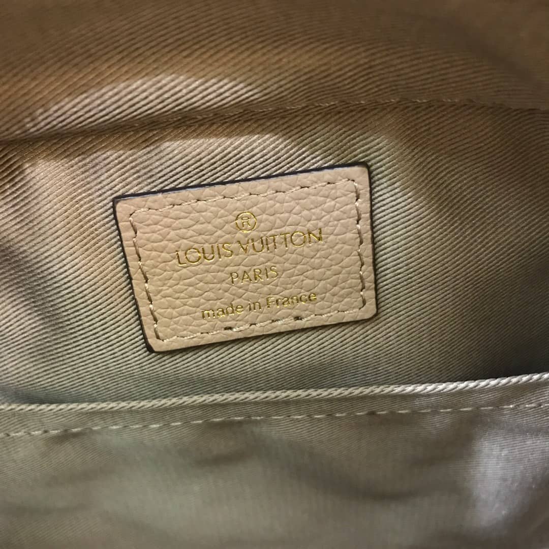Louis Vuitton Monogram Empreinte Saintonge Replica Bag Gray M44606