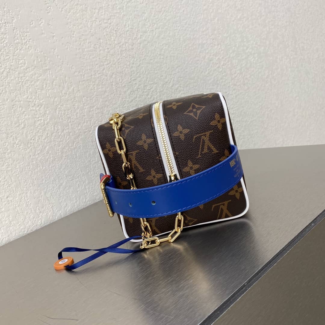 Louis Vuitton NBA Monogram Cloakroom Dopp Kit Replica Bag M45588