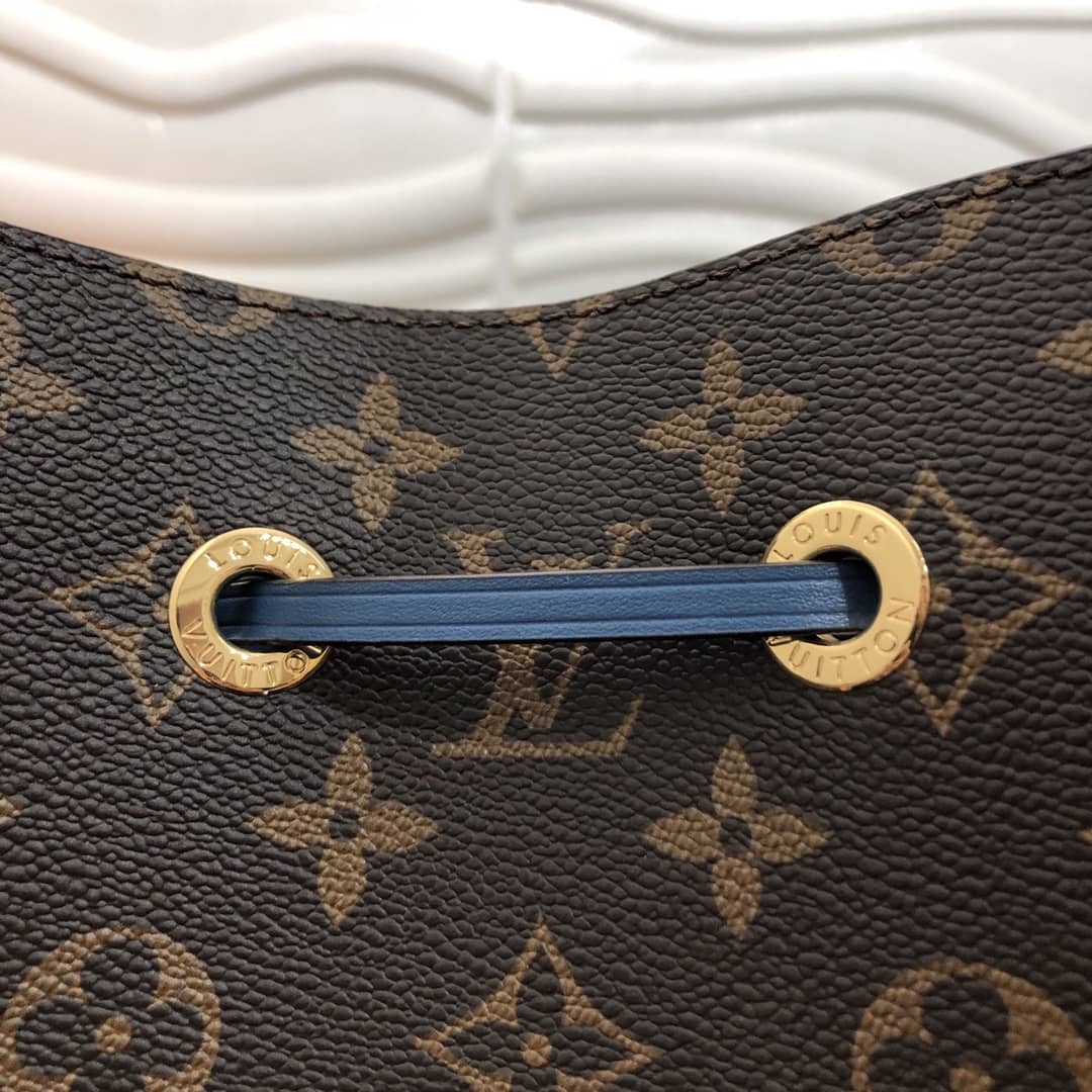 Louis Vuitton Neonoe Replica Bucket Bag Brown Blue M44020