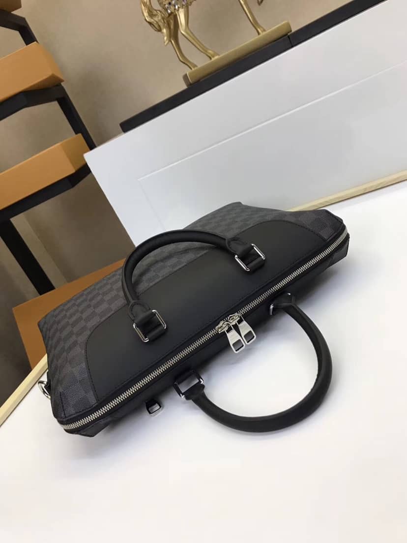 Louis Vuitton Porte-Documents Jour Damier Graphite Canvas Bag Replica N48260