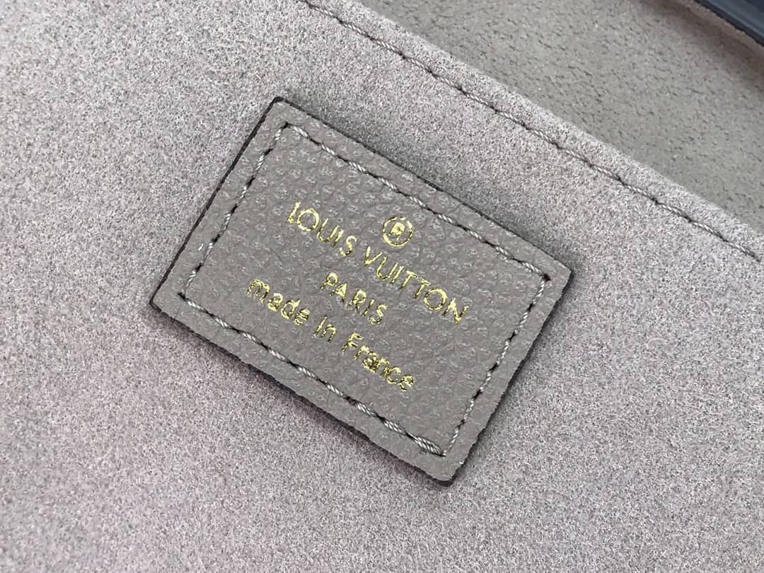 Louis Vuitton Monogram Petit Sac Plat Bag Replica Gray M80449